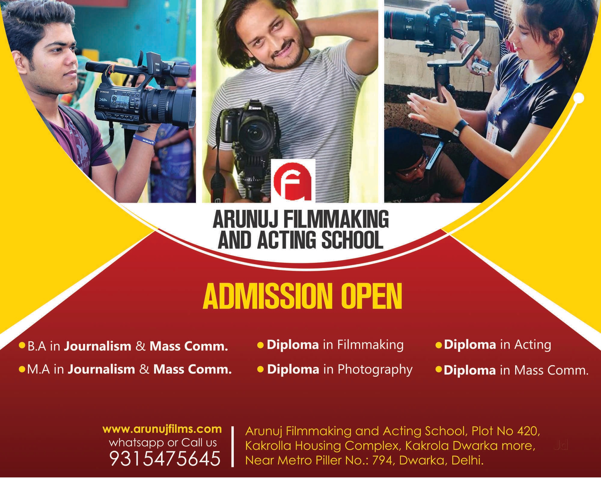 Dazzlerr - Arunuj Film Making & Acting School