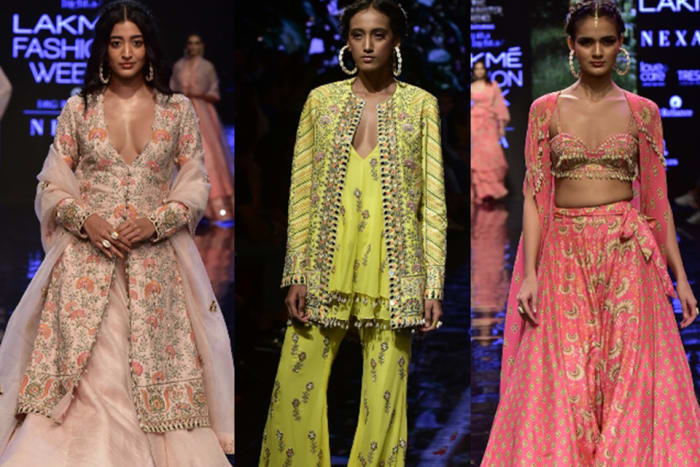 Dazzlerr : “The Blockbuster Bride” Collection Launched by Anushree Reddy And Arpita Mehta At Lakmé Fashion Week 2019