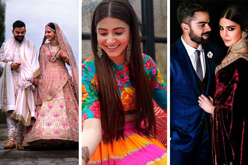 Dazzlerr: Flashback- A look at the Anushka Sharma’s Wedding Outfits