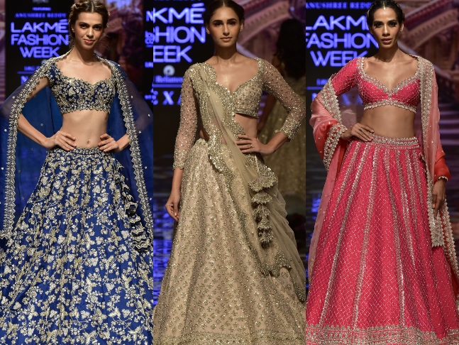 Dazzlerr: “The Blockbuster Bride” Collection Launched by Anushree Reddy And Arpita Mehta At Lakmé Fashion Week 2019
