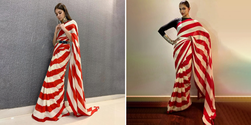 Kirti Kharbanda and Deepika Padukone - Sabyasachi