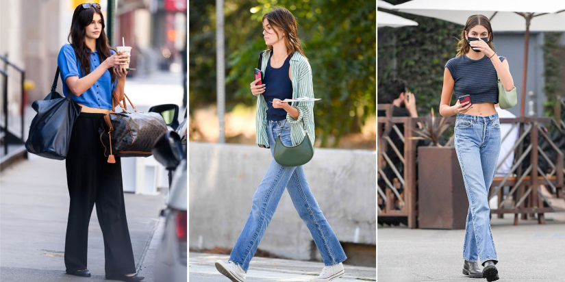 Kaia Gerber’s Denim Dare