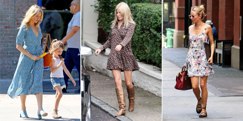 Sienna Miller’s Floral Fantasy