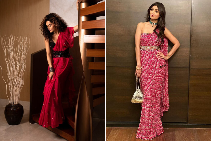 belted-saree