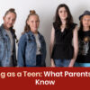 group of teen models