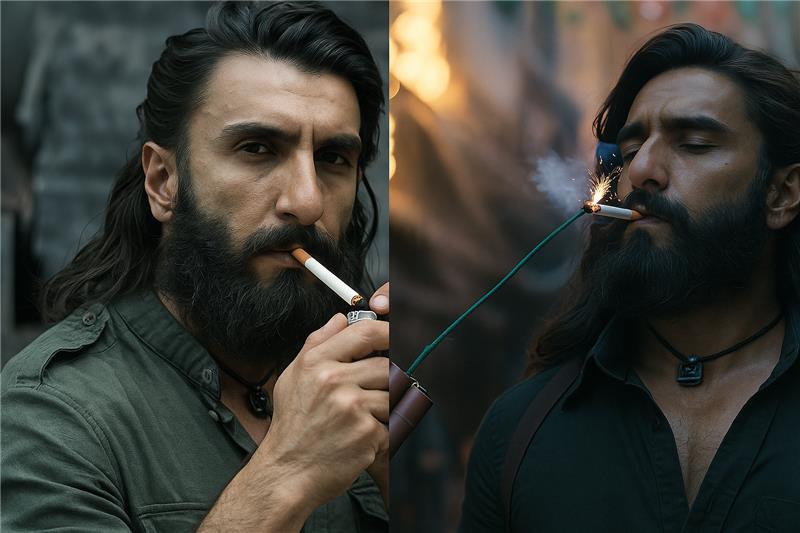 Ranveer Singh in A Dashing Dhurandhar Avtar