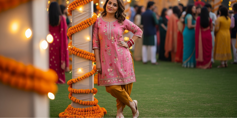 Kurti-with-Dhoti-Pants