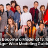 group of young models
