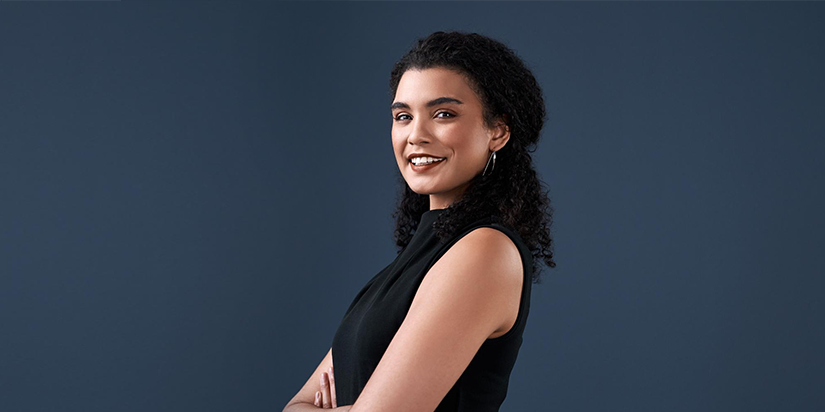 female journalist