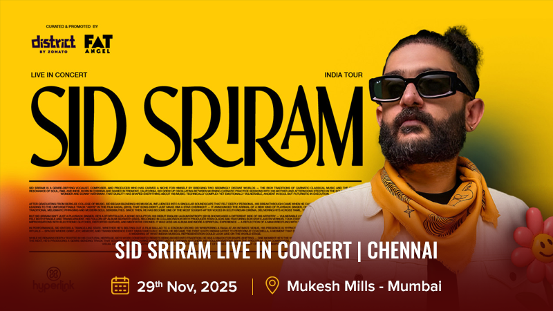 Sid Sriram Live in Concert _ Chennai