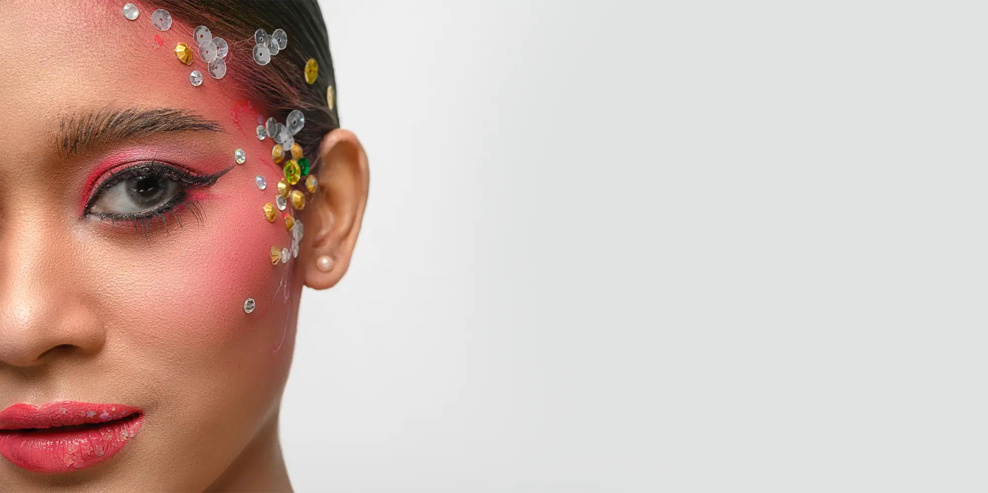 Colorful Makeup Look