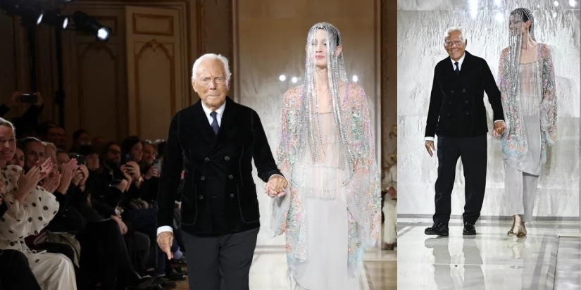 Milan saw Armani’s final collection