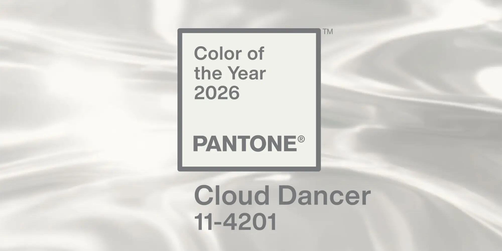 Pantone Color of the Year Cloud Dancer