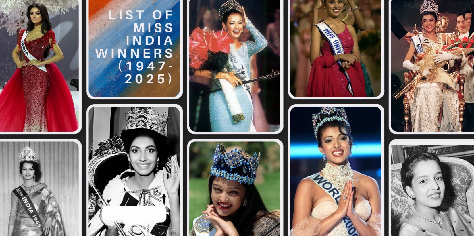 The Ultimate List of Miss India Winners