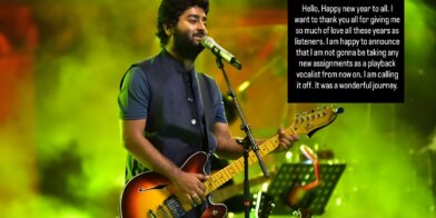 Arijit Singh Announces Retirement from Playback Singing – End of an Era!