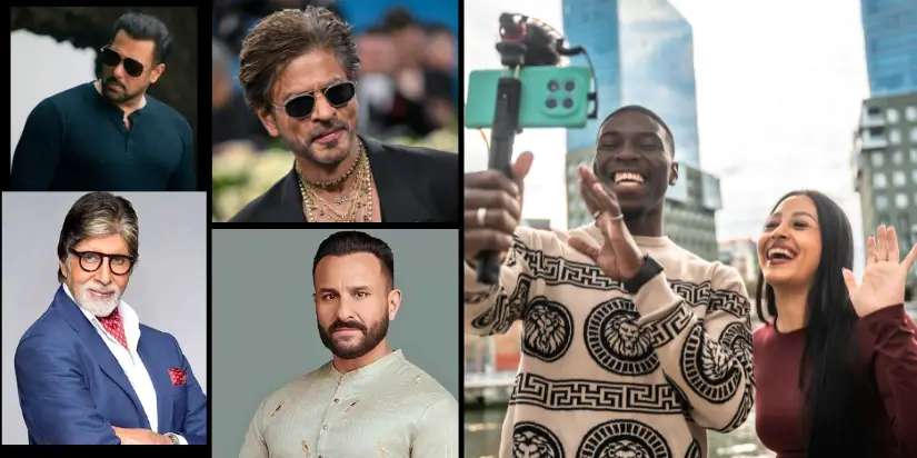 Bollywood Actors vs Social Media Star