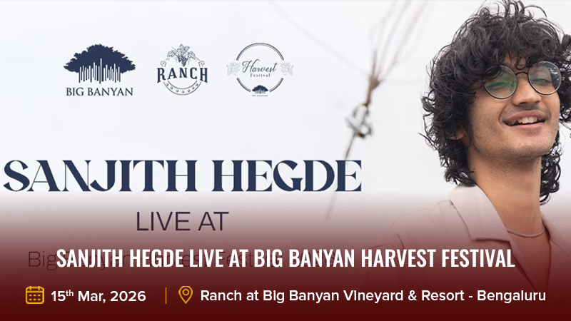 Sanjith Hegde Live at Big Banyan Harvest Festival