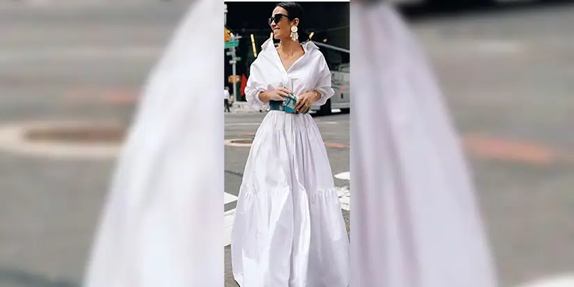 The Architectural Poplin Maxi