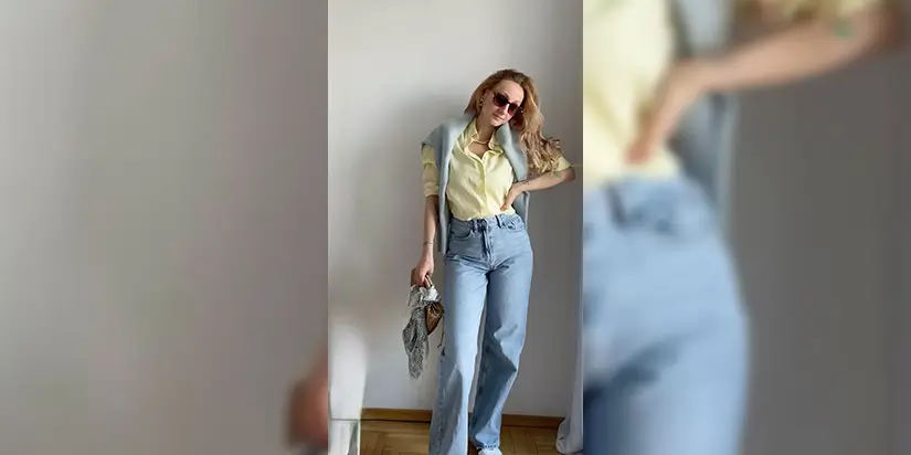 Butter Yellow & Cool Denim Blue Combination_