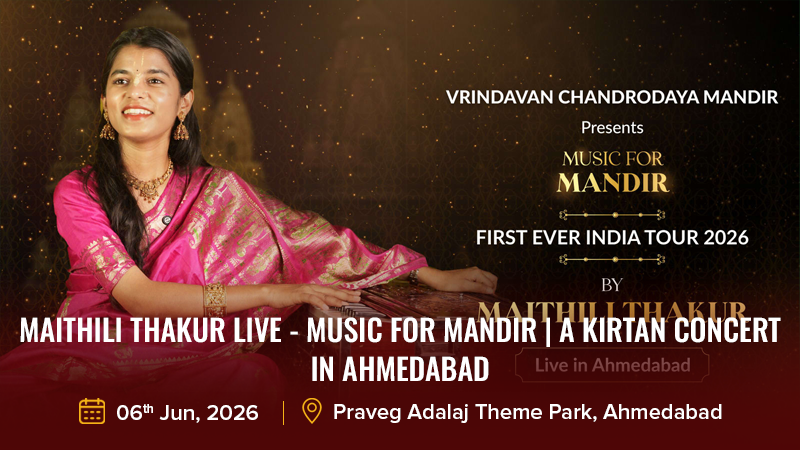 Maithili Thakur Live - Music for Mandir _ A Kirtan Concert in Ahmedabad