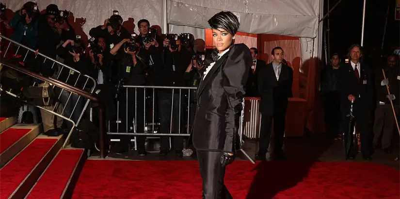 Rihanna 2009 Met Gala Look