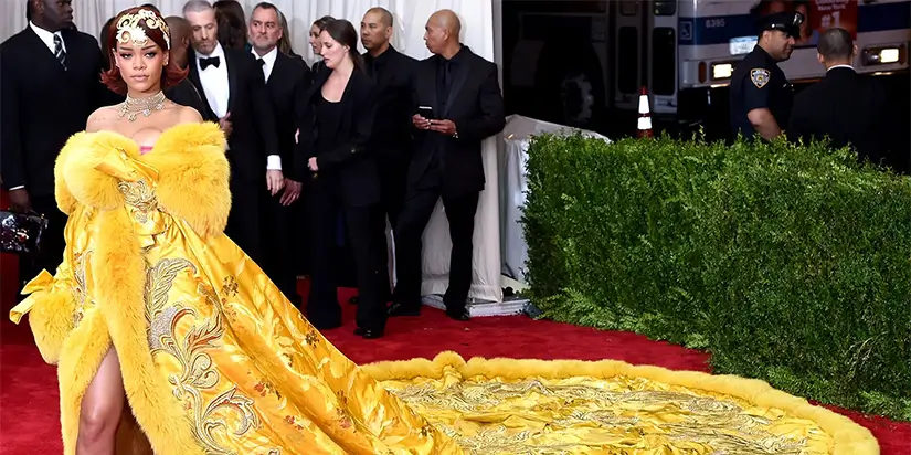 Rihanna 2015 Met Gala Look