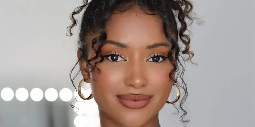 Soft Curls with Bangs