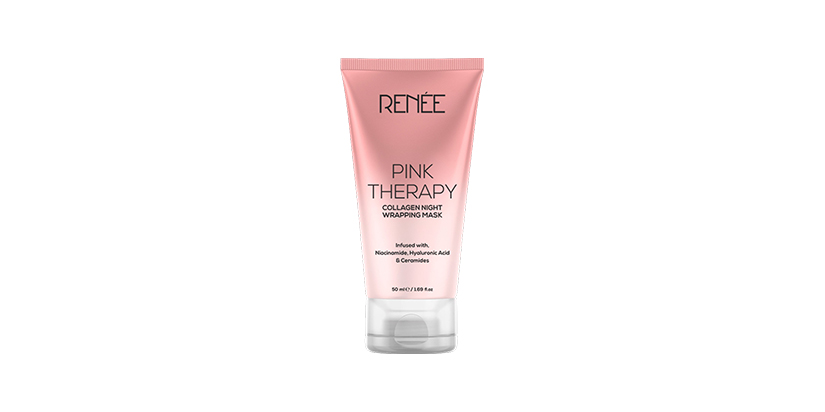 RENEE Pink Therapy Collagen Night Wrapping Face Mask