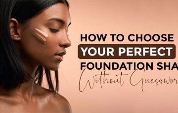 how to choose foundation shade