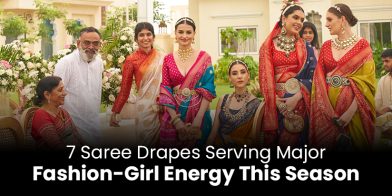 7 Saree Drapes Serving Major Fashion-Girl Energy This Season
