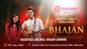 Backstage Siblings_ Bhajan Jamming