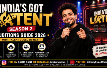 Audition for India's Got Latent