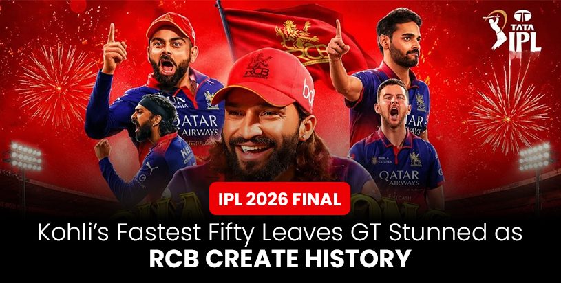 IPL 2026 Final: Kohli’s Fastest Fifty Leaves GT Stunned as RCB Create History