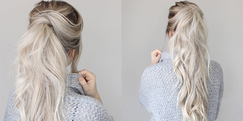 Messy Textured Ponytail