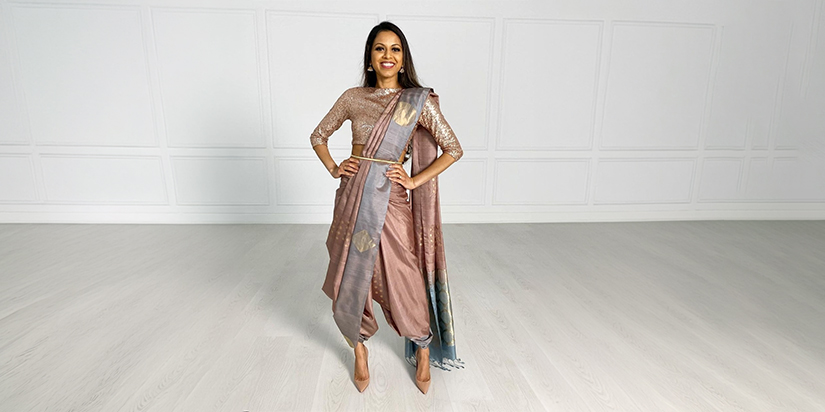 Pant Style Saree Drape