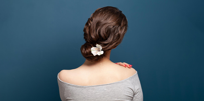Sleek Wrapped Ponytail_
