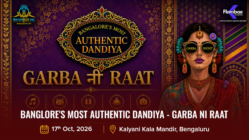 Banglore's Most Authentic Dandiya - Garba Ni Raat 17 Oct