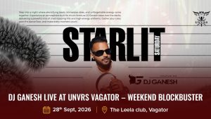 DJ Ganesh Live at UNVRS Vagator – Weekend Blockbuster 28 Sept