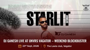 DJ Ganesh Live at UNVRS Vagator – Weekend Blockbuster