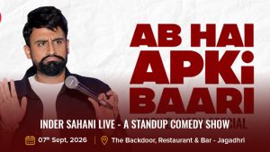 Inder Sahani Live – A Standup Comedy Show