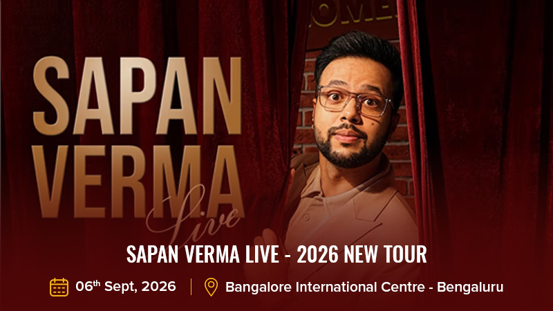 Sapan Verma Live - 2026 New Tour
