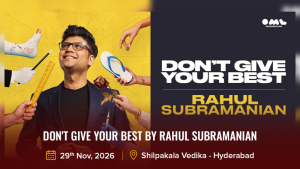 Don't Give Your Best by Rahul Subramanian
