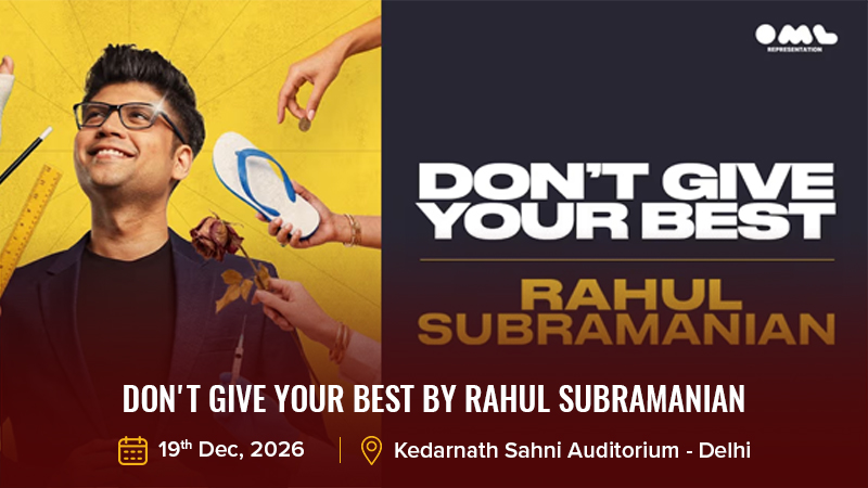 Don't Give Your Best by Rahul Subramanian