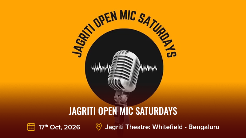 Jagriti Open Mic Saturdays