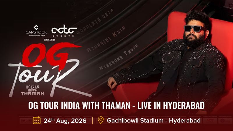 OG TOUR INDIA WITH THAMAN - LIVE IN HYDERABAD