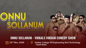 Onnu Sollanum - Vikkals Vikram Comedy Show