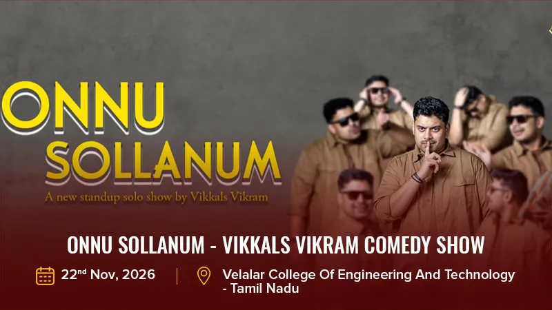 Onnu Sollanum - Vikkals Vikram Comedy Show