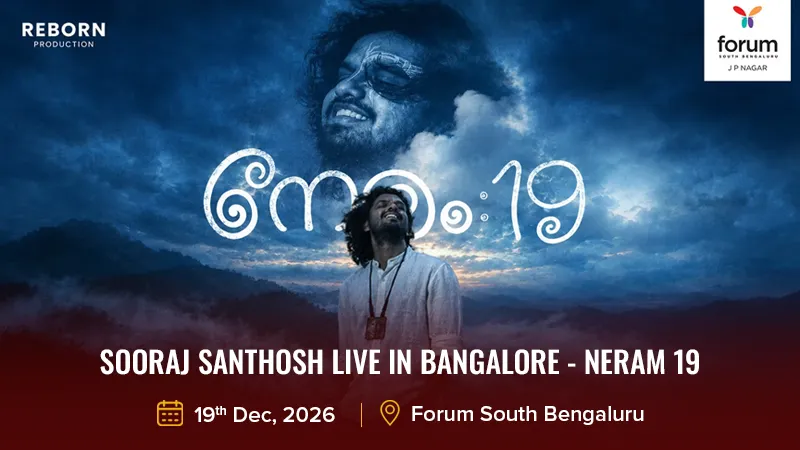 Sooraj Santhosh Live in Bangalore